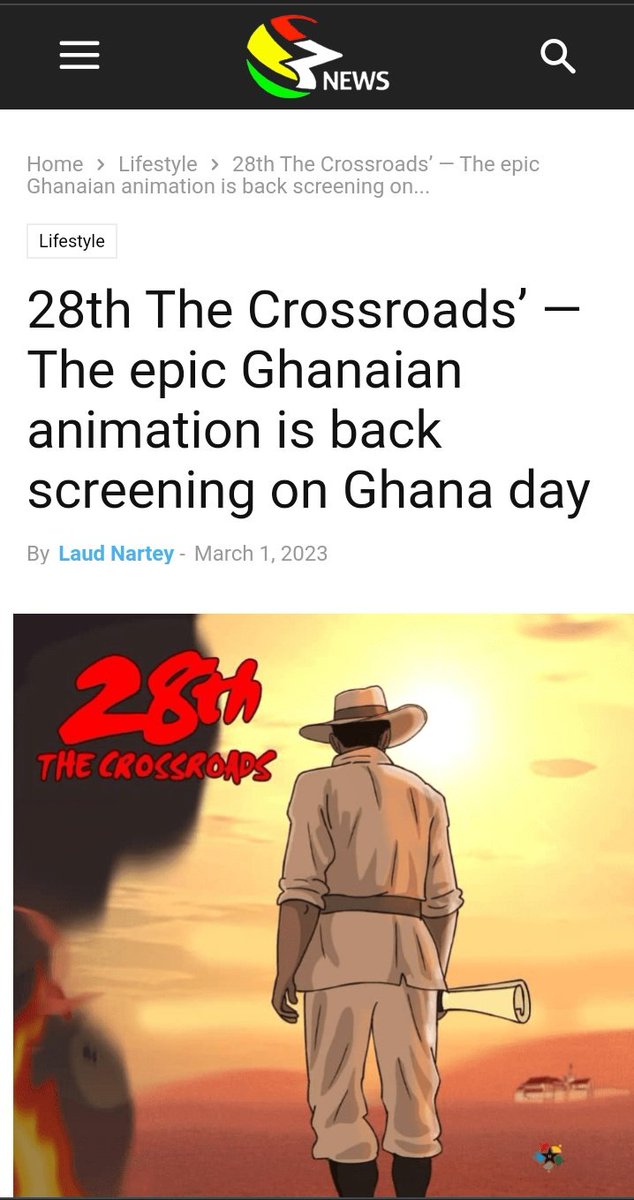 Verbaltrans's tweet photo. In addition, the concept of animation was well discussed as well as the many great benefits it could be bring to the creative art sector of Ghana if given the necessary support/attention #VT

Hit the #linkinbio for full interview
https://t.co/wdXn1n3oIb

Cc: @parables_GH #28thFeb https://t.co/NVwOXhFog0