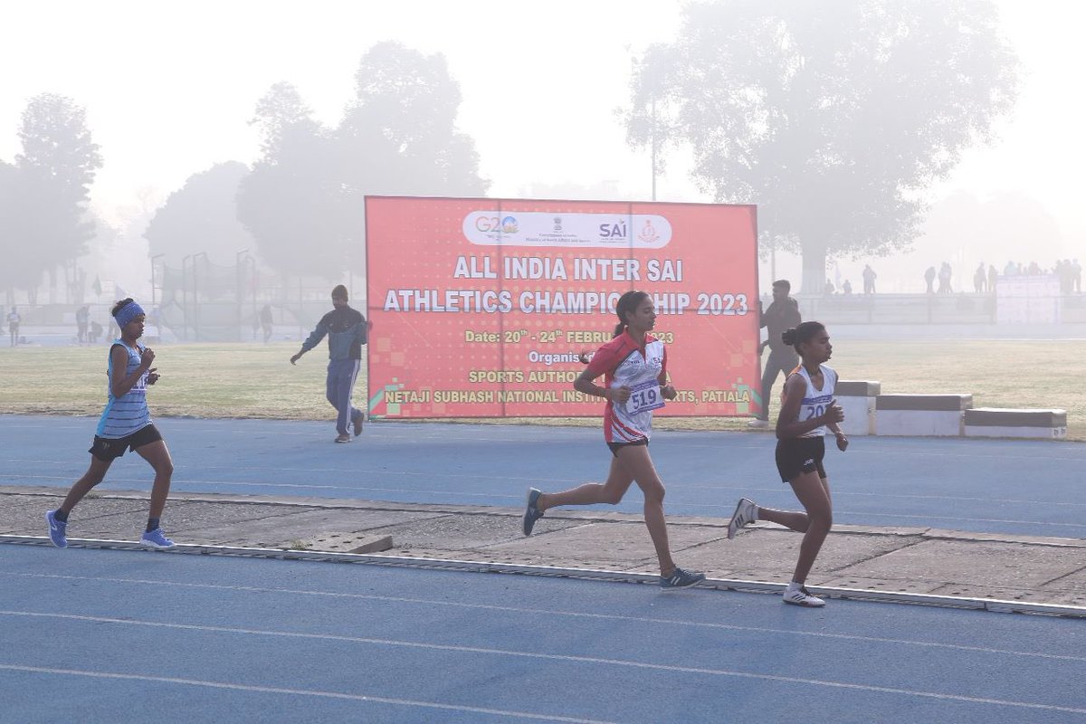 SAI_Patiala's tweet photo. "Exciting news from the Inter SAI Athletics Championship at NS NIS Patiala! With 32 STCs and 500+ athletes from across India, the competition was fierce but STC Kashipur in the Male and STC Hyderabad in Female category comes out on top ! 🏃🏽♀️🏃🏻♂️ #InterSAIAthletics #NSNIS #Patiala https://t.co/NoYWRMqNjS