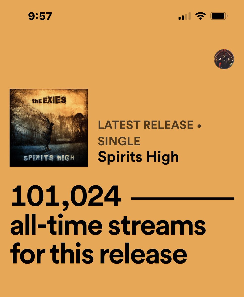 30 days in ! And #spiritshigh just went over 100k . This would not be possible without you … the fans , the ones who have waited , the ones who have always been there and the ones that are new … I love your guts! Our listeners have hit 500 k as well ! We’re just getting started