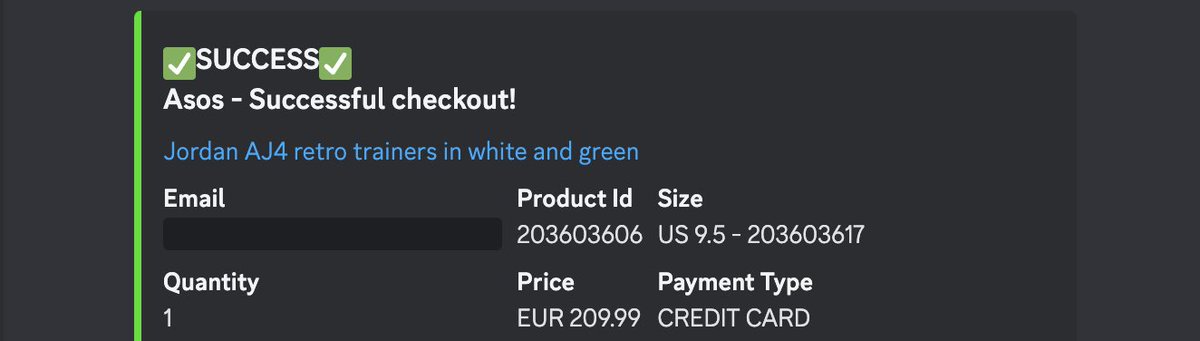 Thanks to @OOS_Bot @HypeHuntersEU @PrimedProx