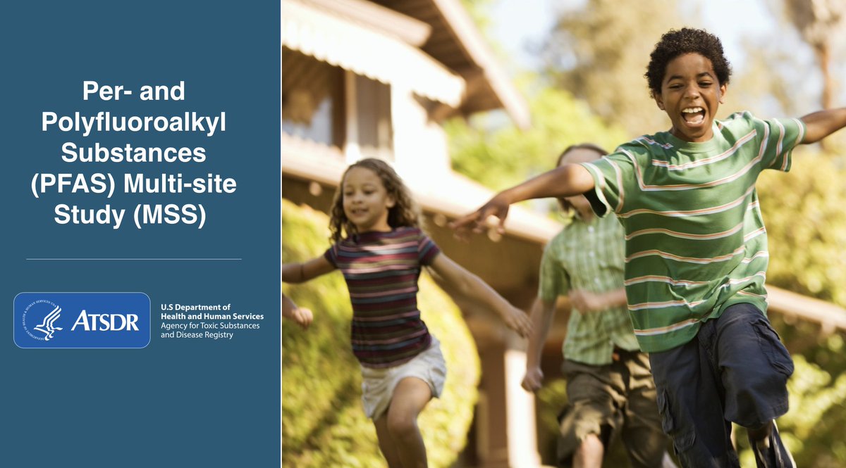 CDCEnvironment's tweet photo. #DYK? Most people in the U.S. have been exposed to #PFAS, including children. The PFAS Multi-site Study (#PFASmss) seeks to understand how #PFAS exposure may affect children’s health. Find out if you and your child are eligible to participate in the study: https://t.co/ROvQmcLvmT https://t.co/Wc9xEO1Phh