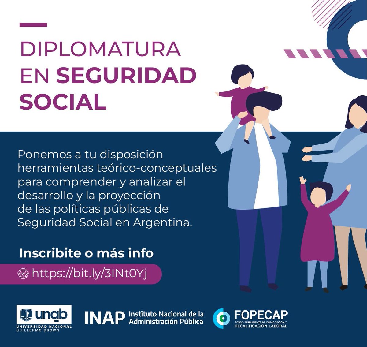 jsfraschina's tweet photo. 🎊GRANDES NOTICIAS🎊

✅Si sos trabajador/a dentro del Convenio Colectivo General de Trabajo de la APN, te podes postular a una beca #FOPECAP al 100% a través de @INAPArgentina y acceder a la Diplomatura en Seguridad Social en la @unaboficial https://t.co/8pzYS69yVi