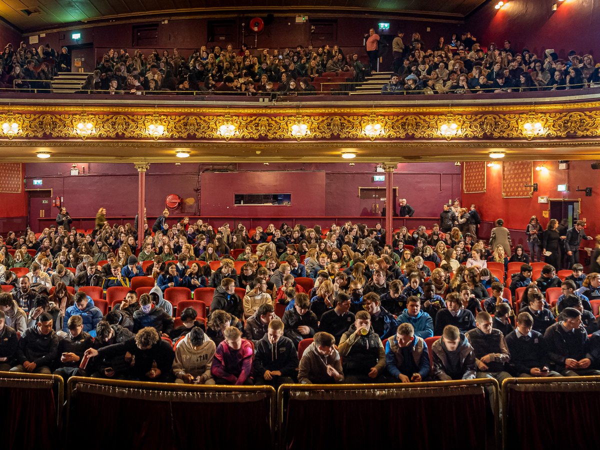 EverymanCork's tweet photo. Thanks to all who joined us yesterday for a special schools performance of #TheLastReturn! 

This free performance was funded by core sponsors of @DruidTheatre's Community and Education Programme: @aerogen and @BrinkerhoffPoem. https://t.co/KrGQ4h0DVV