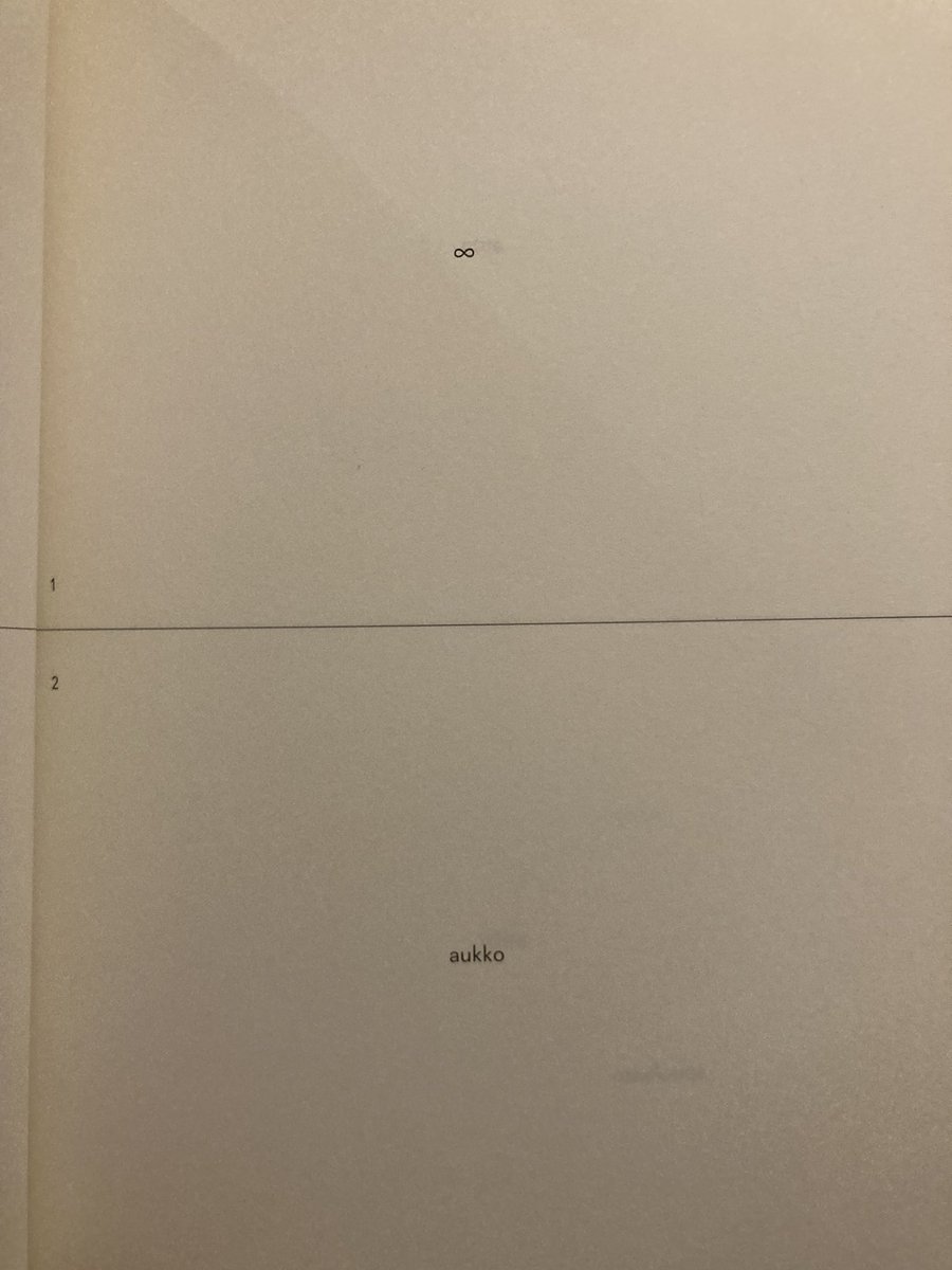 roihataija's tweet photo. Esimerkkien ei tietenkään tarvitse olla näin runsaita. Kuvassa sivu Henriikka Tavin teoksesta Kaksitoista (Poesia, 2016). Miten näin minimalistinen sivu luetaan äänikirjaksi niin, että vaikutelma välittyy? https://t.co/qzrlssOSGy
