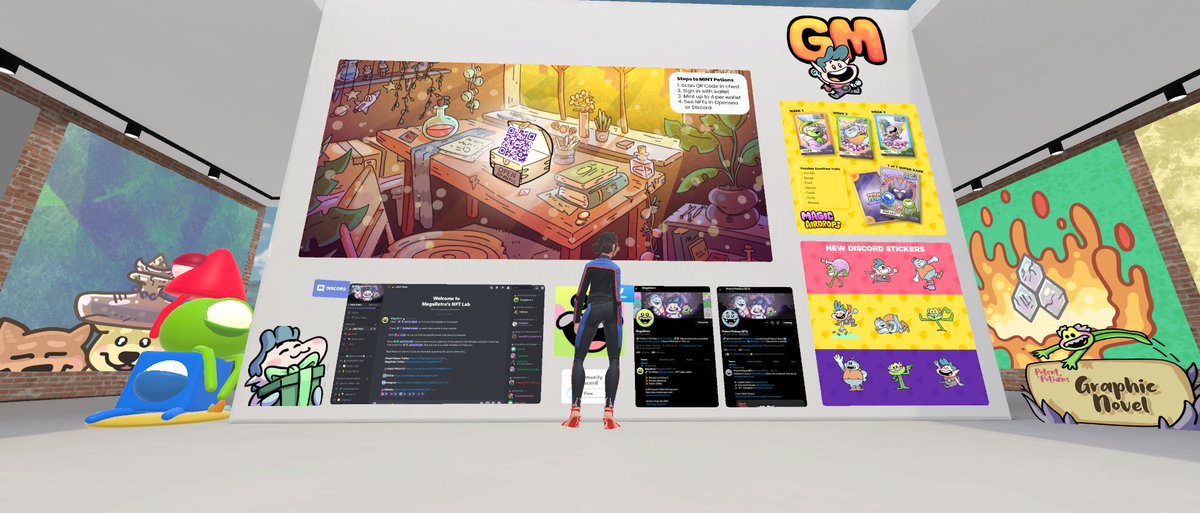 CHECK OUT the Potent Potions <a href="/Spatial_io/">Spatial</a> gallery and tell us what is your favorite piece🤩

Go have a look at it ➡️ spatial.io/s/Potent-Potio…

Make sure to share your visit with us and share the screenshot in our Discord! 

#Web3Comics #comic #NFTcommunity