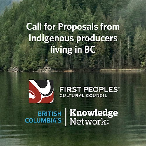 In collaboration with @_FPCC, Knowledge Network has launched a Call for Proposals from Indigenous filmmakers to produce a series of short documentary films. View the Call & apply: bit.ly/3KQIHzr. Submission deadline: March 17, 2023.