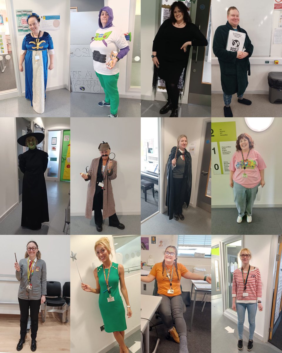 SSAEnglish's tweet photo. What a FABULOUS #WorldBookDay2023 📚

Well done Miss Priestner and @SSAReading team! 🎫 https://t.co/tLShfLlTGz