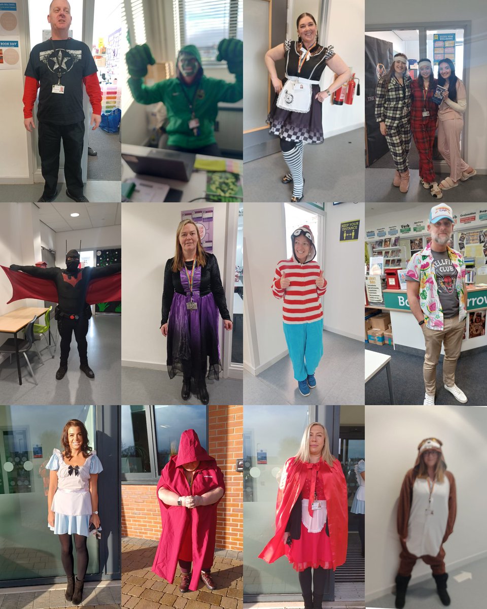 SSAEnglish's tweet photo. What a FABULOUS #WorldBookDay2023 📚

Well done Miss Priestner and @SSAReading team! 🎫 https://t.co/tLShfLlTGz