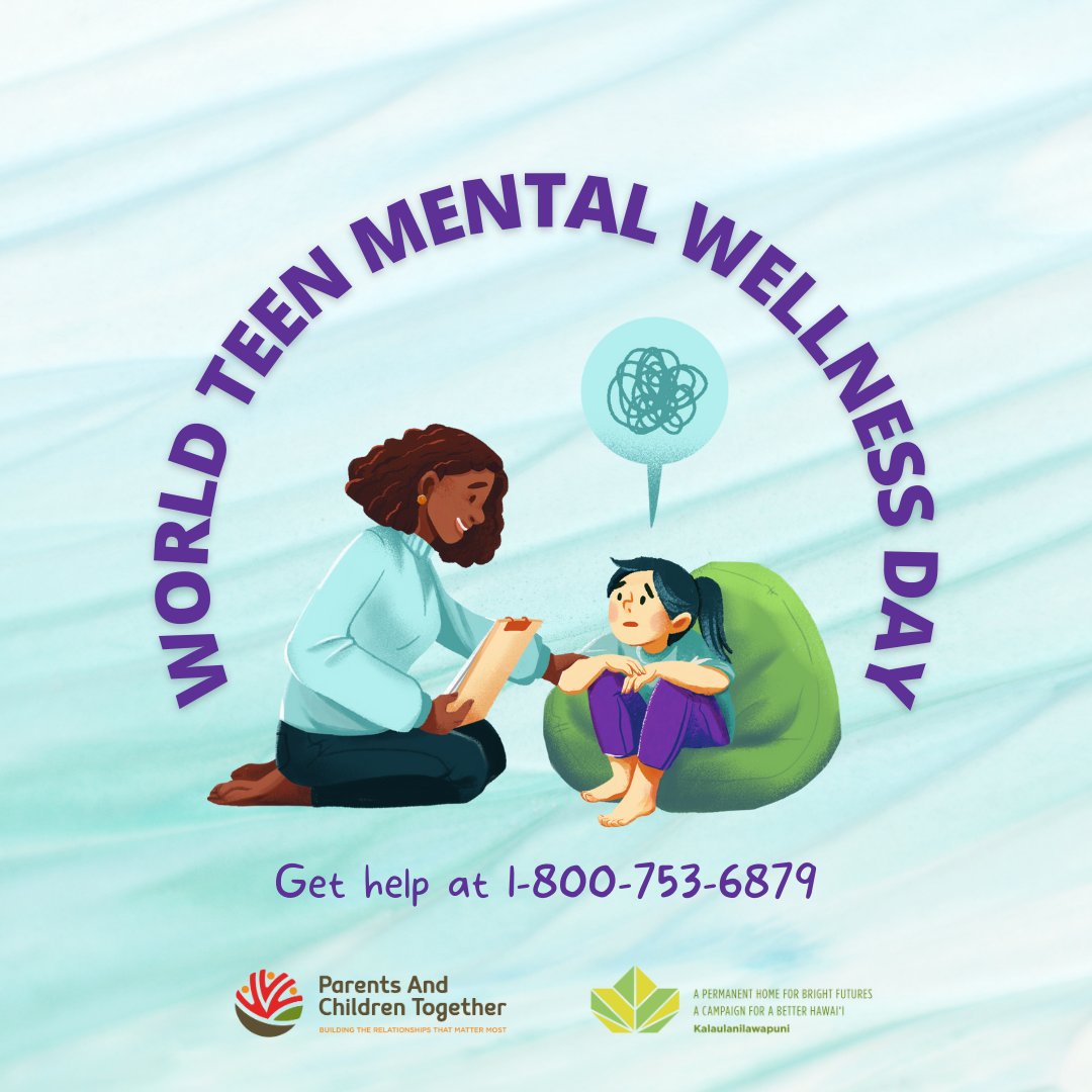 We encourage teens to practice self-care and mental wellness.

If you or someone you know needs help, call Hawaii Cares at 1-800-753-6879, dial 988 for the National Suicide Prevention Lifeline or connect with the Trevor Project via text, chat or phone at thetrevorproject.org/get-help/.