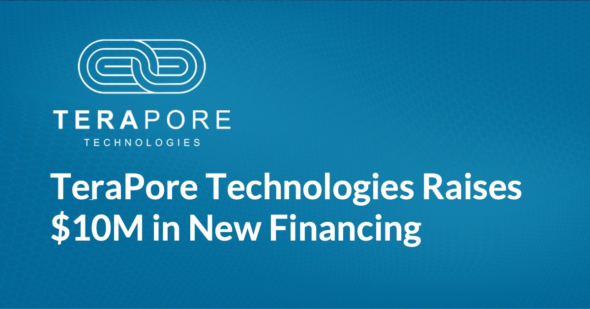 Congrats to our portfolio company TeraPore Technologies on raising $10M in new funding! We are proud to have led this round, with participation from RA Capital and new investor <a href="/Entegris/">Entegris</a> bit.ly/3kHYJ46 #venturecapital #Funding #Biotechnology