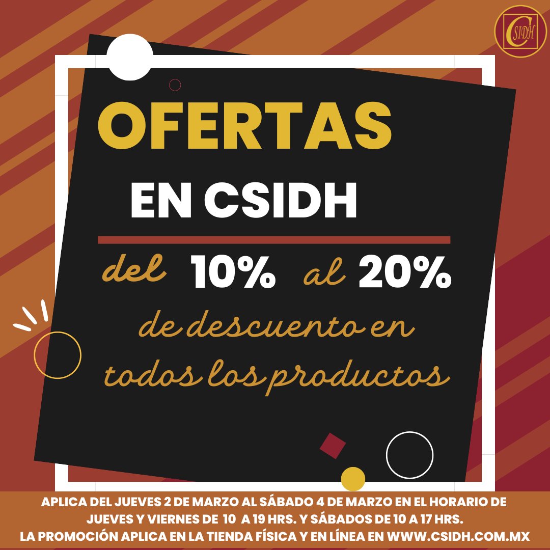 3siemprecontigo's tweet photo. Este mes de marzo comienza con promociones en el CSDIH #promoción #felizjueves #csdih https://t.co/hhIKh3oHAB