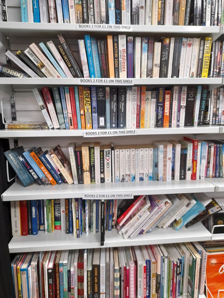 CatsKeighley's tweet photo. Where did all the books go? Our lovely customers have been enjoying a good read so much that we've run out of Fiction. Can you help to restock us? #forthecats don't forget you can drive right up to our back door under the multi-storey car park so no heavy lifting!
#bookdonation https://t.co/2jxJrRGvIW