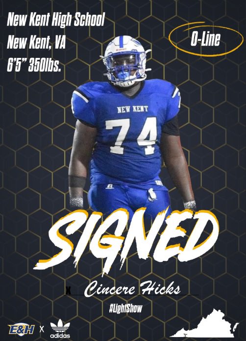 EmoryHenry_FB's tweet photo. Welcome Home @cincerehickss 
#StingersUp23 https://t.co/Qyeg0lLcoV