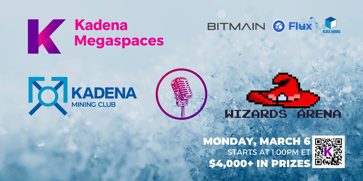 WizardsArena's tweet image. Want to win a Wizard? 🎉

1. FOLLOW @KDAMiningClub &amp;amp; @WizardsArena 
 
2. LIKE + RETWEET + TAG 3

3. JOIN THE LARGEST #KDA SPACE OF THE YEAR! 👇