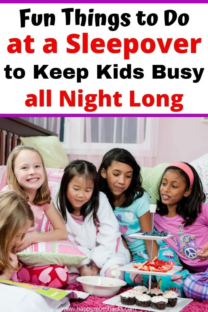 Sleepover boredom be gone! Here are fun and creative activities for your next sleepover to make sure the kids have a blast. #sleepover #slumberparty #kids #kidsactivities #kidsparties #activitiesforkids #birthdayparty #parenting #moms buff.ly/3meQrkH