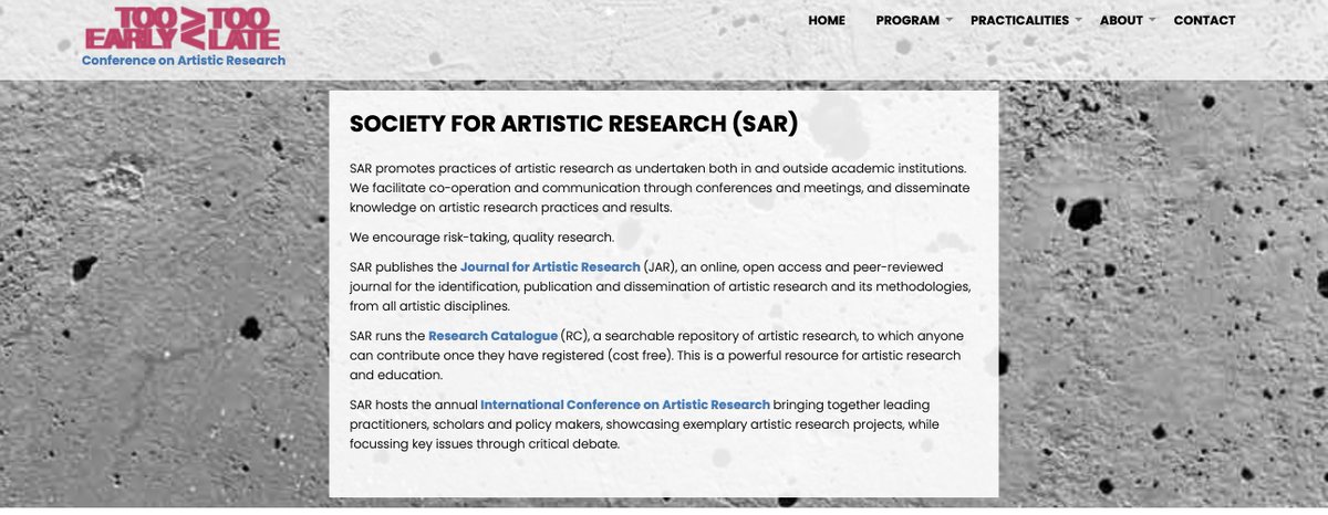 Proud to be selected as part of the Artist Pedagogy Research Group, a sub-group of the Society of Artistic Research that will be meeting throughout 2023 with conference participation in both Helsinki, Finland and Trondheim, Norway.
https://t.co/LjoeDpV193 https://t.co/gWShN10NsA