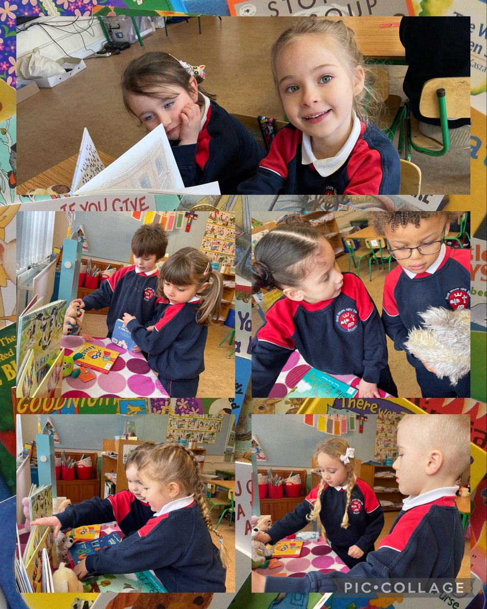 SMaEMayfield's tweet photo. Happy World Book Day from junior infants, room 11 💖📖🎉 https://t.co/d0b6OOS1YH