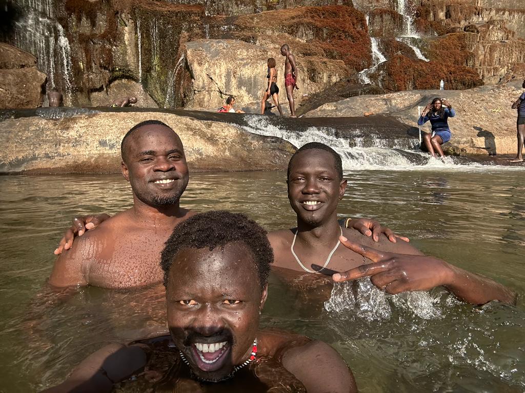 Engaging the waters 💦 of Aryanga is fun! 🎆