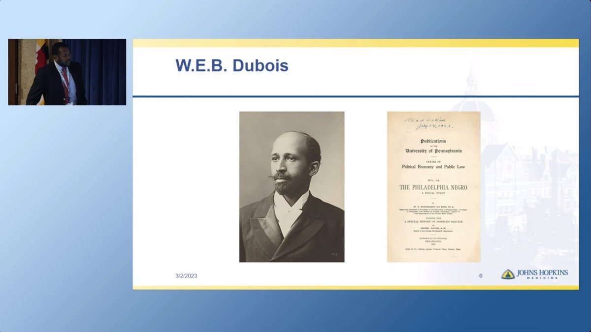 jhu_coah's tweet image. When did health outcomes start to include social factors?  #SDOH #Social #Determinants of #Health #HealthEquity 

@tkmcudjoe reflects on #BlackHistoryMonth and the observations of the legendary #WEBDuBois @JHGeriatrics #Beacham #CurrentTopics #CME in #Geriatrics