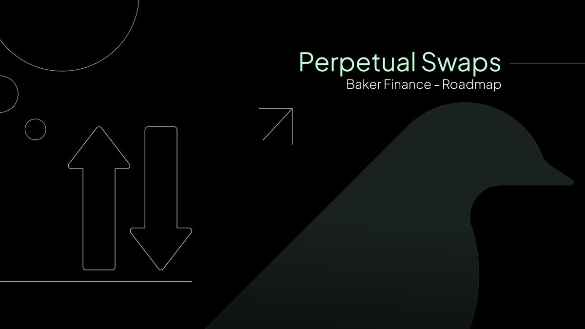 BakerDeFi's tweet photo. Perpetual Swaps🔄
 
Baker's Perpetual Swaps will allow traders to bet on the value of the assets while the contract is in force📈🔗

#BeBaker #YieldFarming #YieldFarm #YieldAggregator #DeFi #BNBChain https://t.co/Vbomy3m9FE