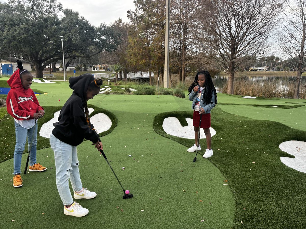 FirstTee's tweet photo. It’s amazing how much the game can mean to a community, and the Arnold Palmer Putting Experience, within the newly renovated Lake Lorna Doone Park, is a community landmark. ❤️ https://t.co/LYxSGgGhFz