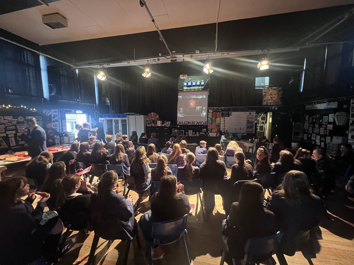 sjppadept's tweet photo. Tonight we had our Grease after show party, celebrating our amazing cast, band and crew…pizza, programme signing and watching the show on the big screen, it was fabulous! #TeamGrease #WellDone #Proud https://t.co/3Ue8mYxjC8