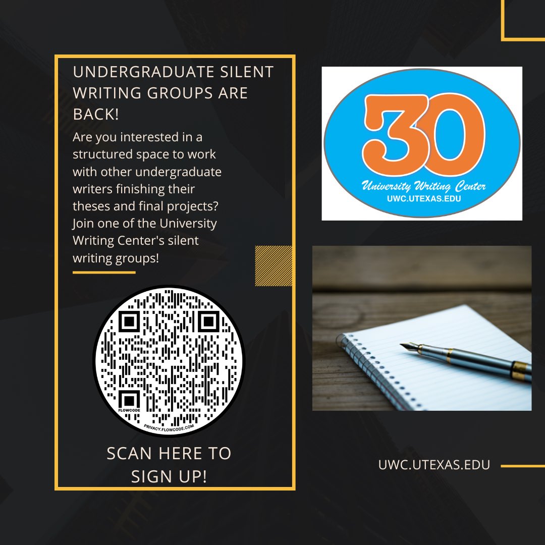 Join one of our undergraduate writing groups, beginning next week! Link: docs.google.com/document/d/1ov…