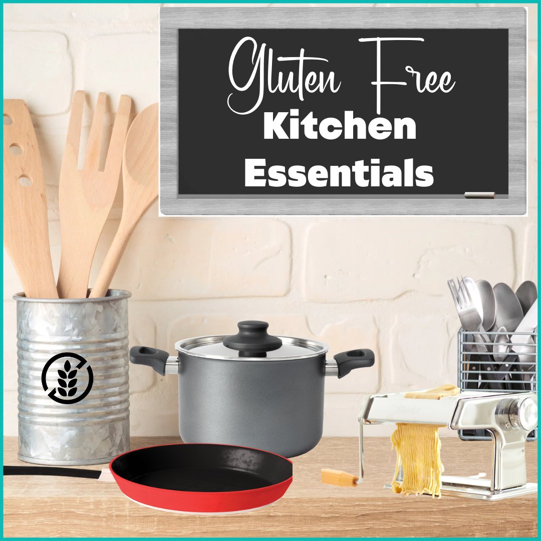 Setting up a gluten free kitchen? Check out our list of gluten free kitchen essentials. Click the link to get the list, glutenfreefoodee.com/gluten-free-ki… #Glutenfree #Kitchen #kitchenware #celiac #giftideas #gift