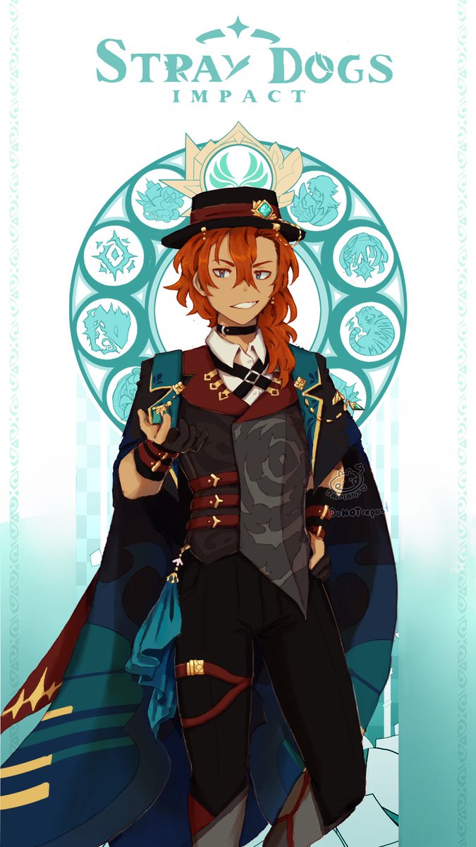 Damianito_'s tweet image. ◆ Nakahara Chuuya
◆ Sheep King
◆ One half of Double Black
◆ Anemo
◆ Upon the Tainted Sorrow 

[#文スト #Bsd #Genshinlmpact #原神 #StrayDogsImpact #Chuuya]