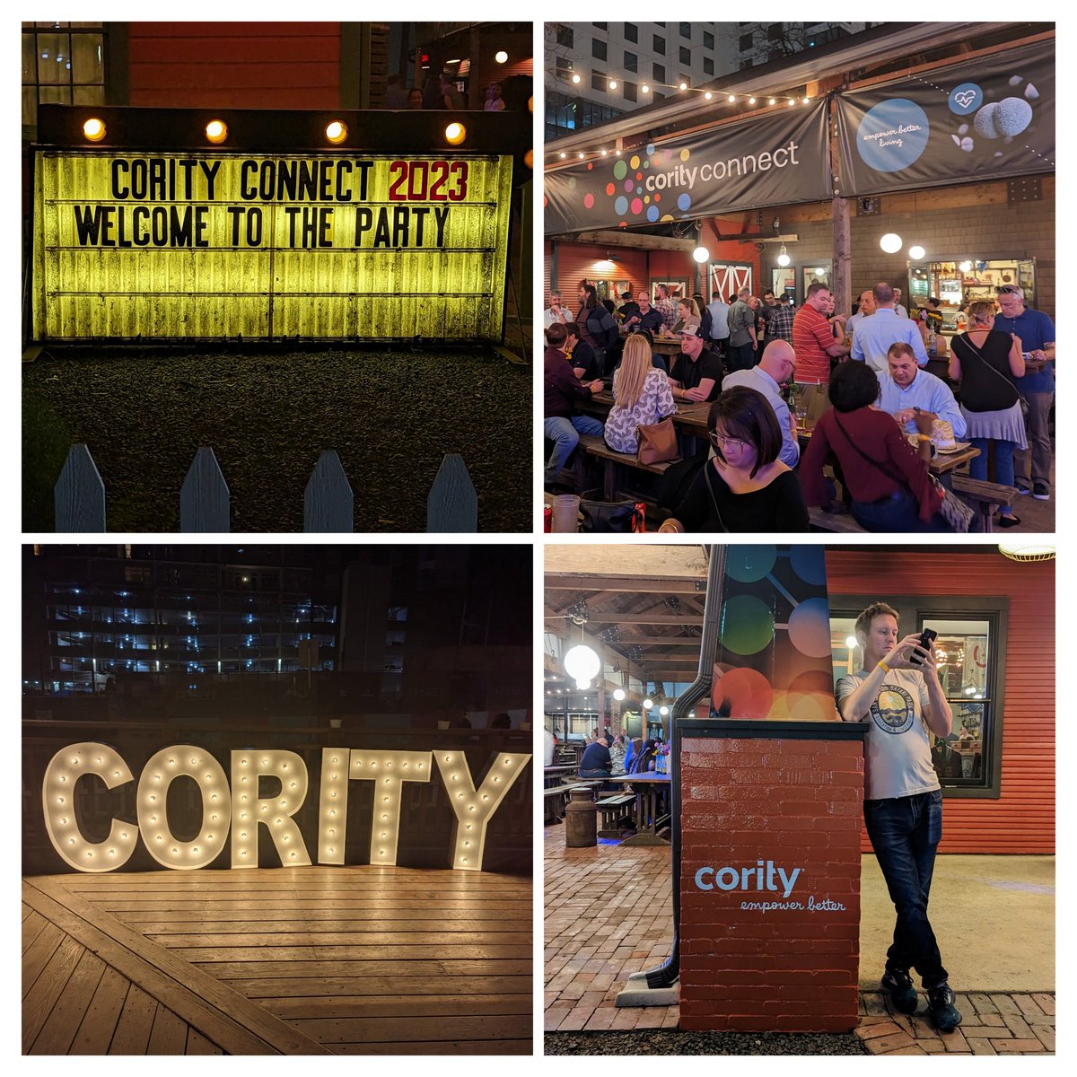 CoritySoftware's tweet photo. Oh, what a night!! It was amazing to kick it Texas-style with everyone last night!
ππAnd, CONGRATULATIONS to our #empowerbetter award winners from @mfldclinic @mcgc_en #TreehouseFoods @EversourceCorp & @generalelectric
#corityconnect #ehsconference https://t.co/NPOLIaJrJe