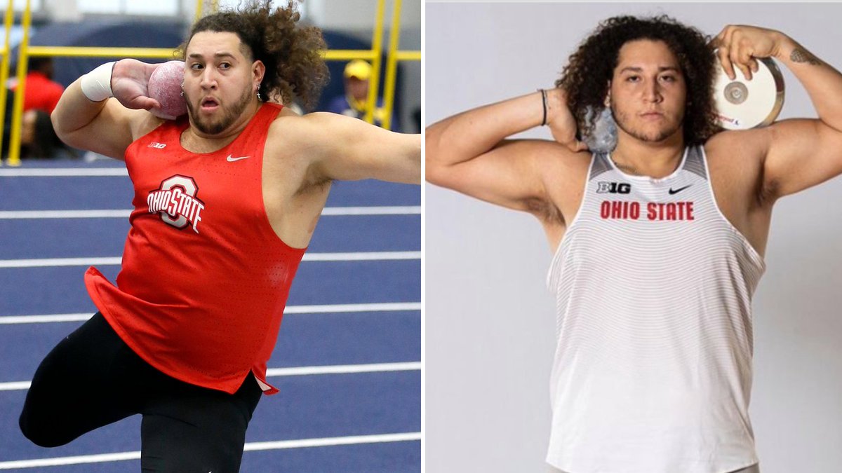 "Being so large, and having a big head of hair, I could do some damage when it comes to the villain space."

<a href="/OhioStateTFXC/">Ohio State T&F/XC</a> thrower <a href="/AvilesCarlos75/">Carlos Aviles</a> already knows what kind of wrestler he'll be in <a href="/WWE/">WWE</a>.

His story in my latest for <a href="/DyeStat/">DyeStat</a>
OFF THE TOP ROPE: bit.ly/3kAG4qT