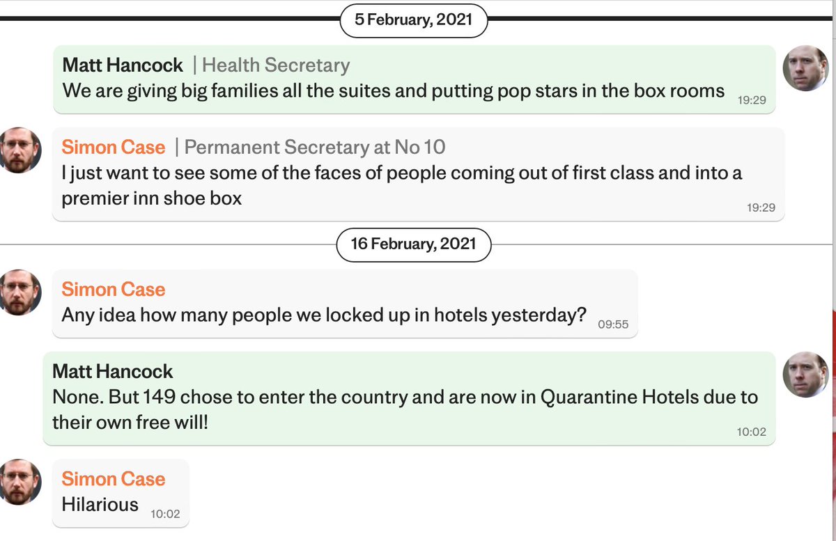 I spoke out a lot during the Pandemic about conditions in hotel quarantine - over 200,000 people were kept in a small room, often with 15 mins exercise per day. Many children, disabled people, people who should have been given medical exemptions. This exchange sounds callous