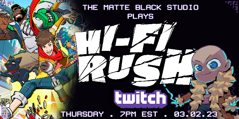 _theMatteBlack's tweet image. TONIGHT! 7PM EST. We are playing... HI FI RUSH! 

twitch.tv/thematteblacks… 
^^^^^^^^WATCH ^^^^HERE^^^^^^^^^^^

 As a fan of #action #adventure / #rhythmgames. Im really excited to play this. Come hangout and see if we drop the beat!
#letsplay #HiFiRush  #twitch #friends #fun
