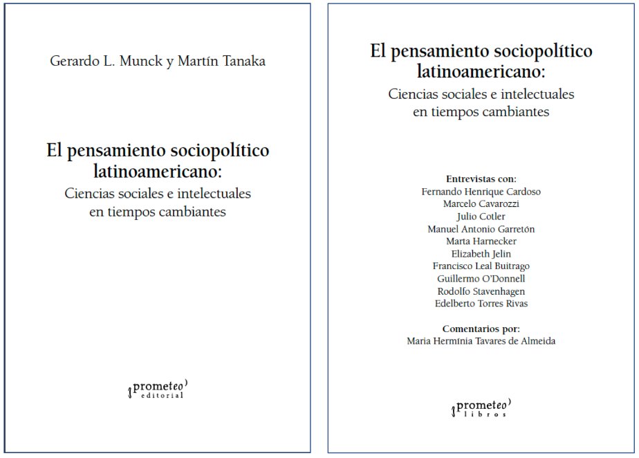 Gerardo L. Munck tweet media