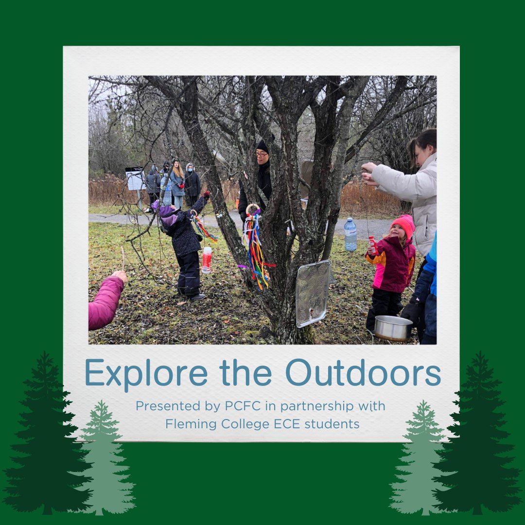 ptbochildandfam's tweet photo. Explore the Outdoors is a pop up event being held @flemingcollege 's Outdoor Classroom. PCFC staff will be joining the Fleming College ECE students to offer a morning of outdoor fun Wednesdays, March 15th, April 5th and 19th. Sign up at https://t.co/DQaoDv4f5M #getoutside https://t.co/c6kw14Ag4c