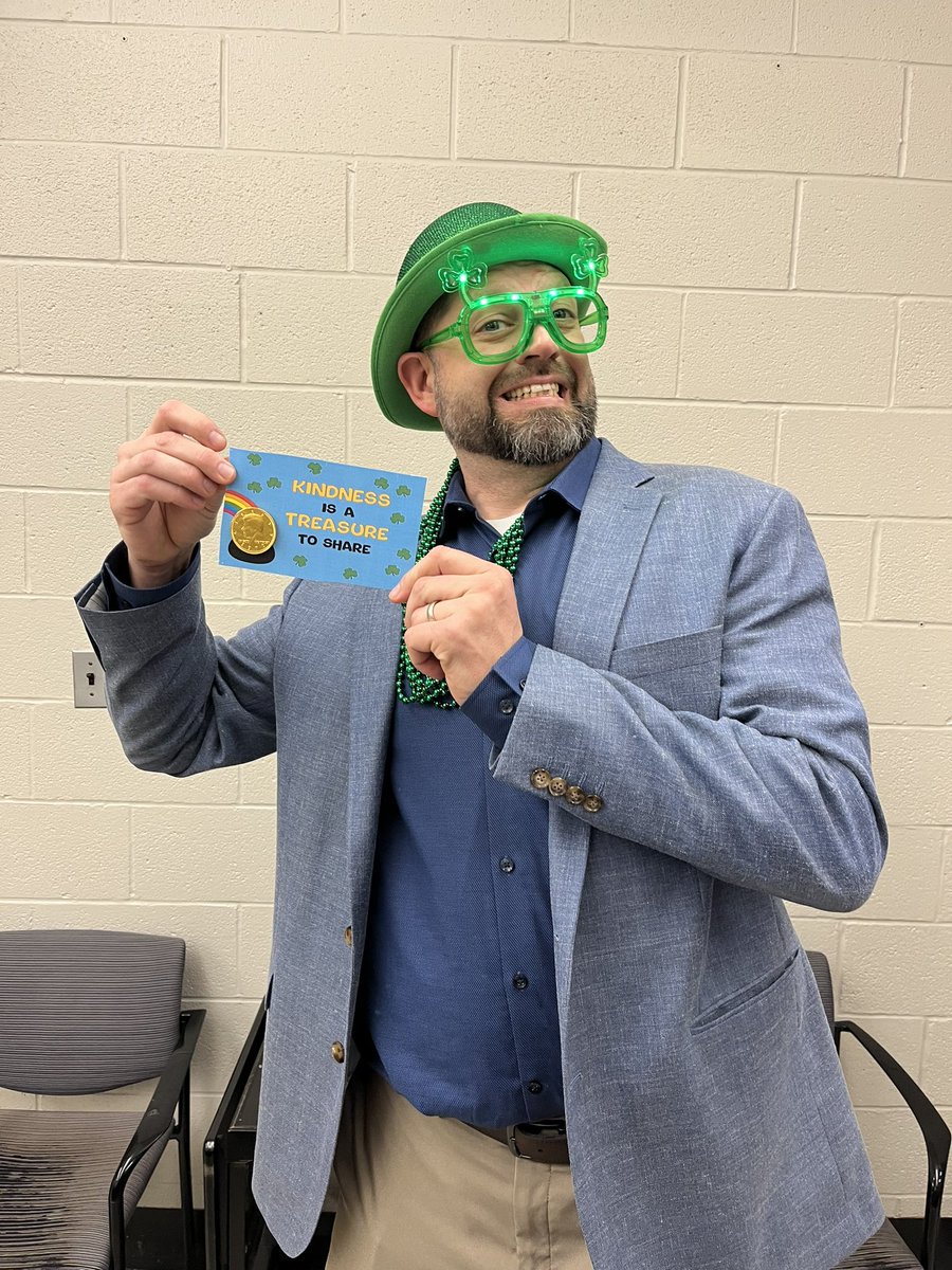 The EMS Leprechaun is out handing out Kindness rewards!  #kindnessIsATreasureToShare