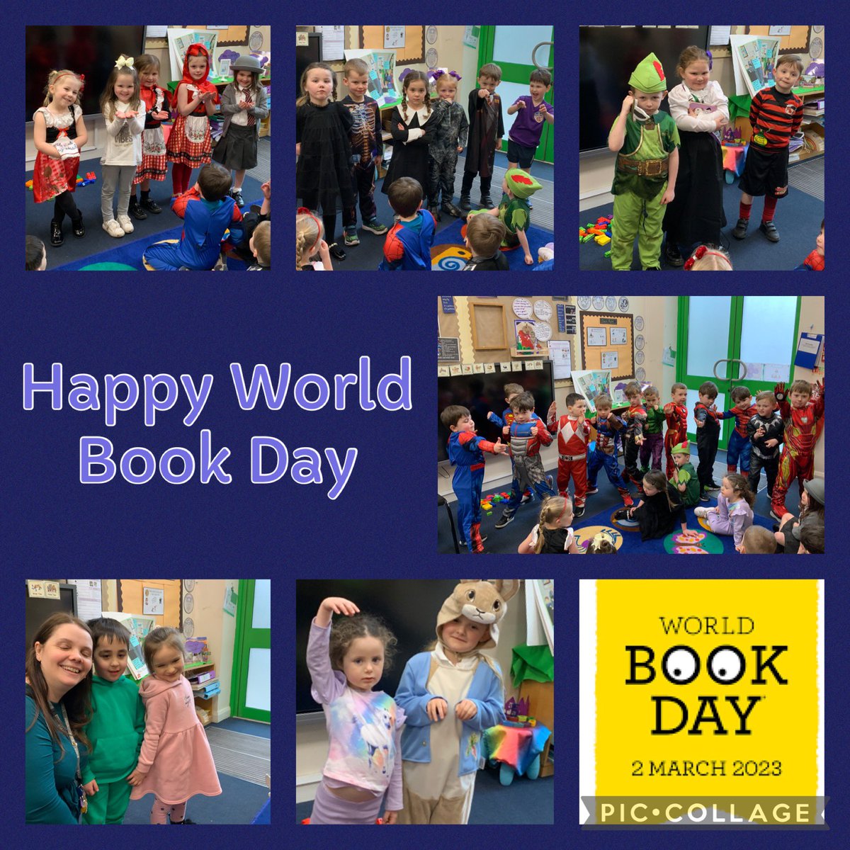 RunnymedeStEd's tweet photo. Reception had a wonderful day celebrating stories and role playing their favourite book charactersβ¦just look at some of the poses! #RunnymedeReception #RunnymedeReading #LRQM #workdbookday https://t.co/vgs0ujvrgz