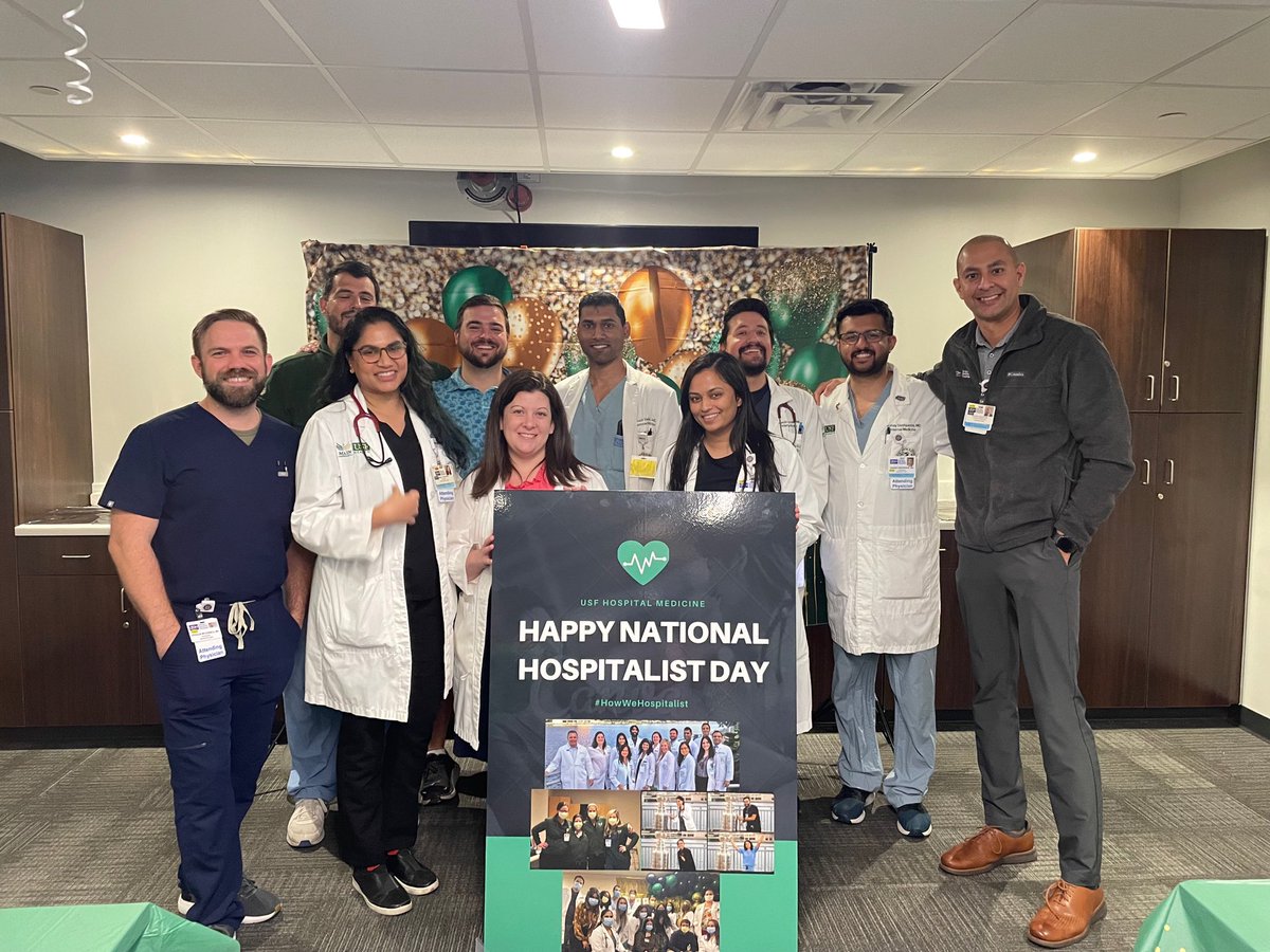 jennifermcaputo's tweet photo. Celebrating National Hospitalist Day with @USFHospMed! #HowWeHospitalist https://t.co/U90cyVvbKe