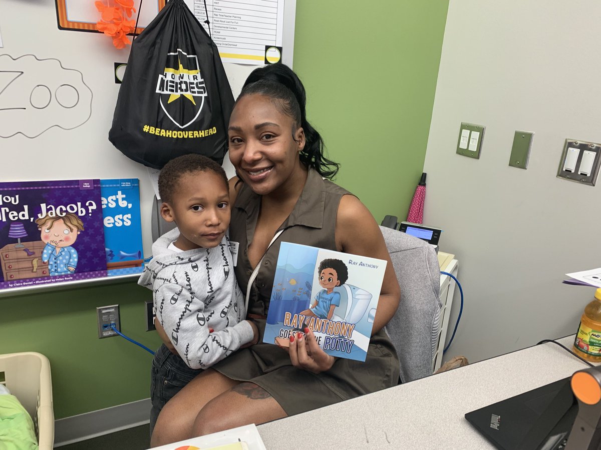 We love our Parent Readers.Thanks Ms.Sky for reading to our class. #BeAHooverHero