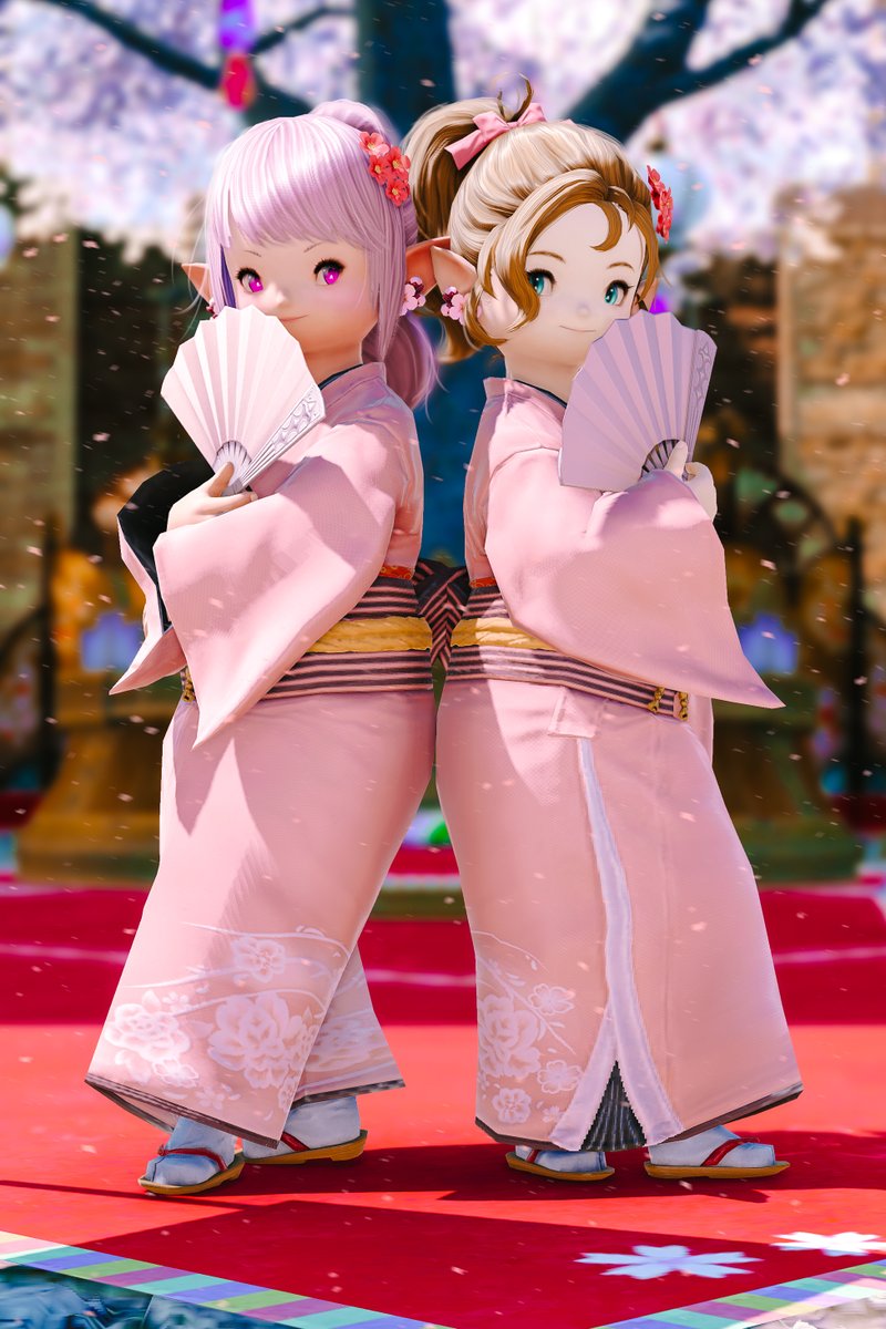 RoseOpheliaXIV's tweet photo. Krile and Tataru celebrating Little Ladies' Day 🌸

#ffxiv #ff14 #XIV_PICTCLIP #gpose #GPOSERS   #EorzeaPhotos #FinalFantasyXIV #lalafell #ララフェル #おはララ https://t.co/GJB7VdQwWi
