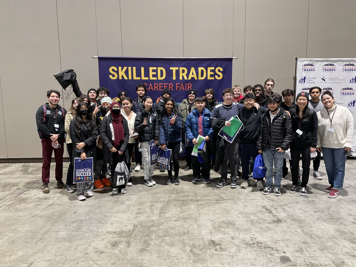 counselorkwan's tweet photo. Today’s Skilled Trades expo was a success - the best are with CPS! @VonSteubenMSC @VonCollege @ChiPubSchools @network14cps @CPS_OCCS @VonCollege @JenniferMSutton #SkilledTradesExpo #LearnPlanSucceed https://t.co/fltoVG8W1i