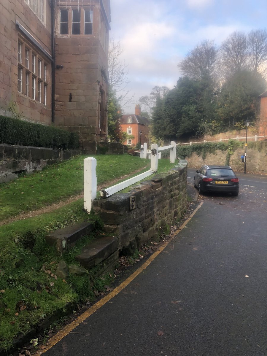 birdijaswant's tweet photo. #repairsdone to wooden railings erected along raised footpath in the Allesley Village running next to the Birmingham Road. The footpath is safe which is used by hundreds of Allesley village residents. Thanks @coventrycc for prompt action. https://t.co/gSj3JTb5IU