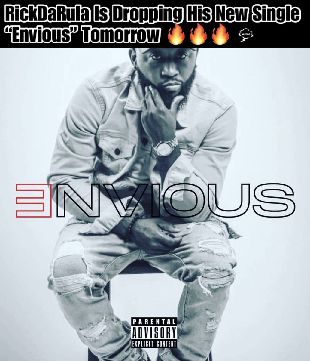 DreamBigMediaG1's tweet photo. #rickdarula is following up his latest project “Grind Now Shine Later” with his new single “Envious” which is dropping tomorrow 🔥🔥🔥#media #dreambigmediagroup #rap #hiphop #southcarolina #trending https://t.co/ULFUW7z7Sz