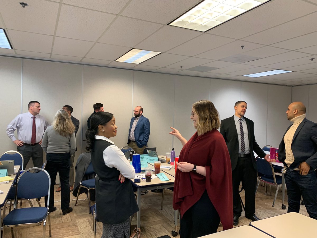 IAEMCPS's tweet photo. Norka Padilla, IAE Instructional Specialist and Dr. Art Williams enjoyed supporting Principal Interns learning around supporting “newcomers or recently arrived International students!” Thanks Leadership Development Team for the collaborative experience! https://t.co/GHRM17U1H2