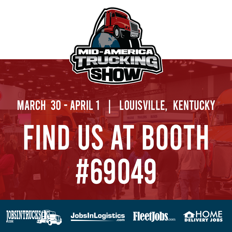 JobsInTrucks's tweet photo. Who else will be at #MATS2023?! π Join us there later this month at booth #69049 to grab some fun giveaways and learn how we can help you find your next driver job opportunity! #MATS23 #MATSexperience #MidAmericaTruckingShow https://t.co/1ACmcB90W9