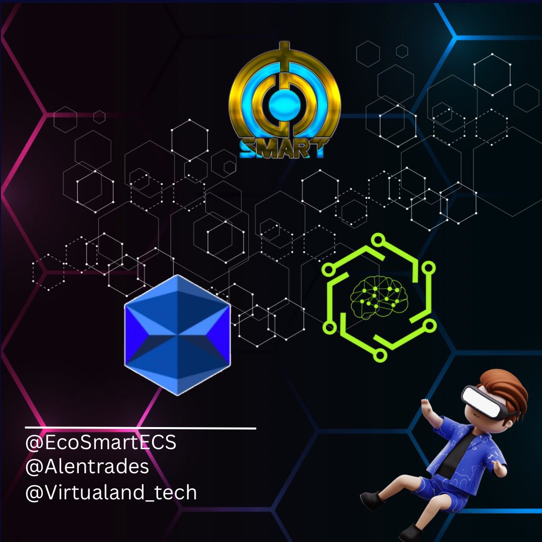 EcoSmartECS's tweet photo. 💜 @EcoSmartECS + @virtualand_tech+ @alentrades_aln teamed up to build AI-embedded #metaverse on @0xPolygon to make the 
ecosystem more inclusive https://t.co/L3PSRF8ubg