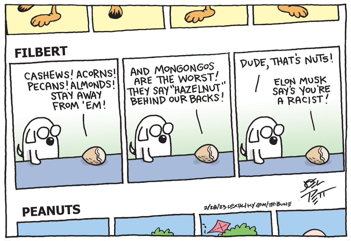 ablueview's tweet photo. Scott Adams cancels Dilbert
🧵2/3 #DilbertIsARacist #DilbertIsDone #WhiteSupremacy #Racism #ElonMusk #BlackLivesMatter #ABlueView https://t.co/NJ7oEtk1cO