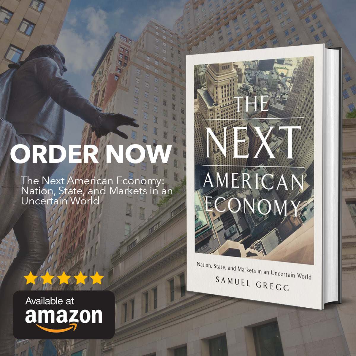 It's been 4 months since my book #TheNextAmericanEconomy was published ⁦by ⁦@EncounterBooks⁩ and it's still going strong. Very #grateful 🙏 for the many many reviews, podcasts, and invitations to speak. amazon.com/Next-American-…