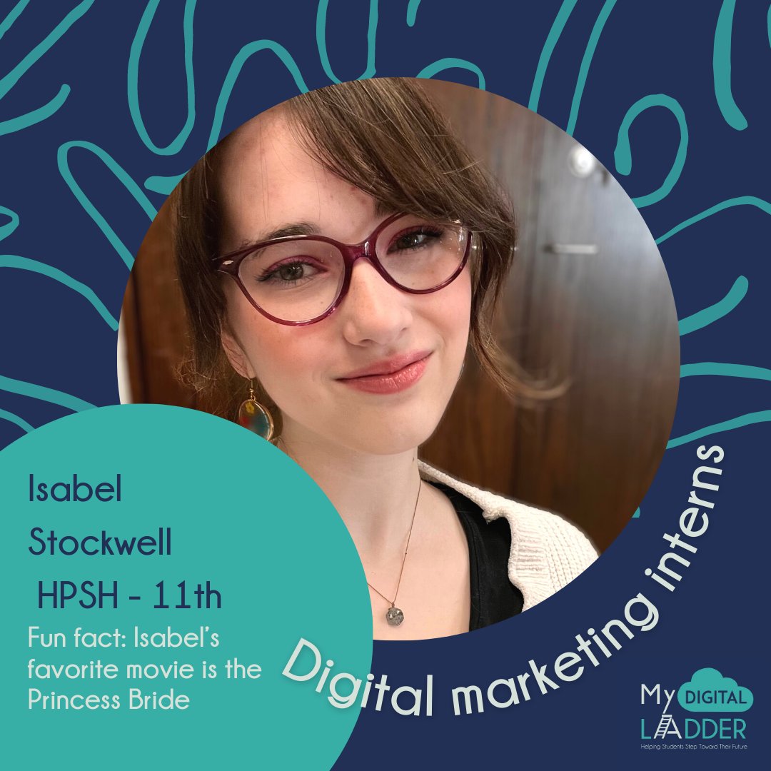 MyDigitalLadder's tweet photo. Meet the interns: Isabel Stockwell! #mydigitalladder https://t.co/Qd1FMQ5e1A