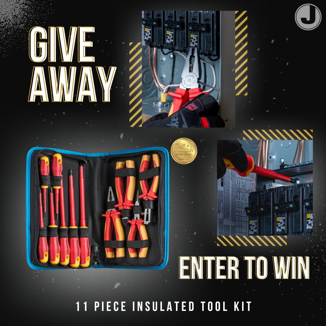 JonardTools's tweet photo. GIVEAWAY

1 lucky follower will receive our 11 Piece Insulated Tool Kit, valued at $156.95!

Enter:
1⃣ Must be following @jonardtools on Twitter
2⃣ Like this tweet
3⃣ Retweet

Winner announced Thursday 3/9! https://t.co/KwwtOAA5wN